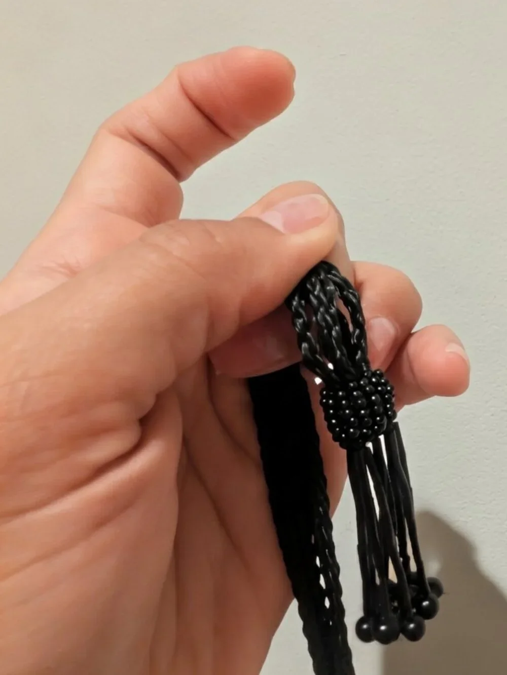 N/A black beaded